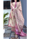 Gulaab Blossom Ivory Kurta Set with Dupatta