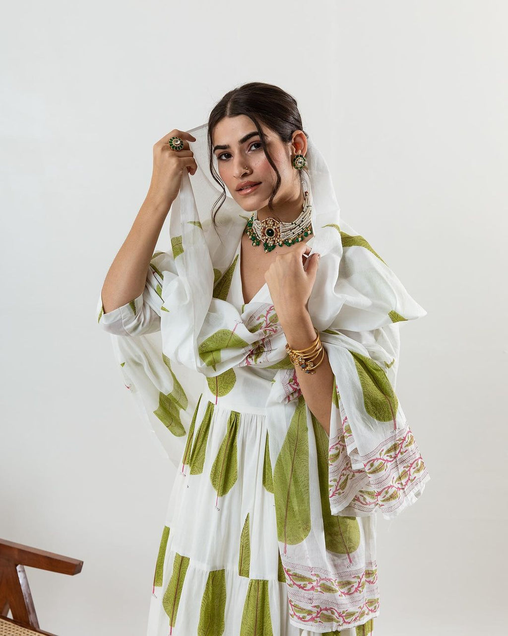 Vanya Cypress Printed Suit Set