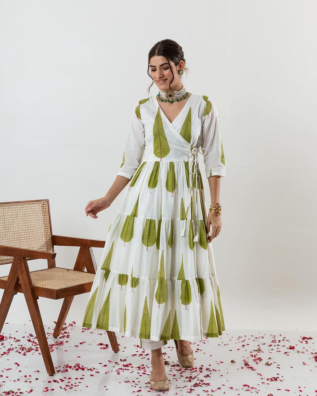 Vanya Cypress Printed Suit Set
