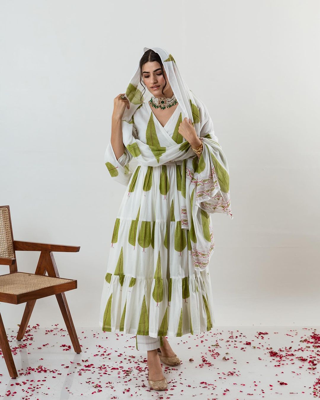 Vanya Cypress Printed Suit Set