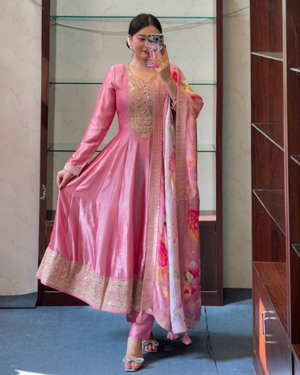 Mehfil Nazakat Silk Anarkali