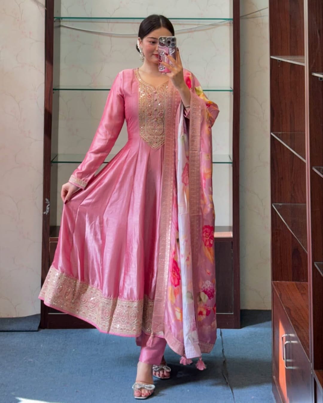 Mehfil Nazakat Silk Anarkali