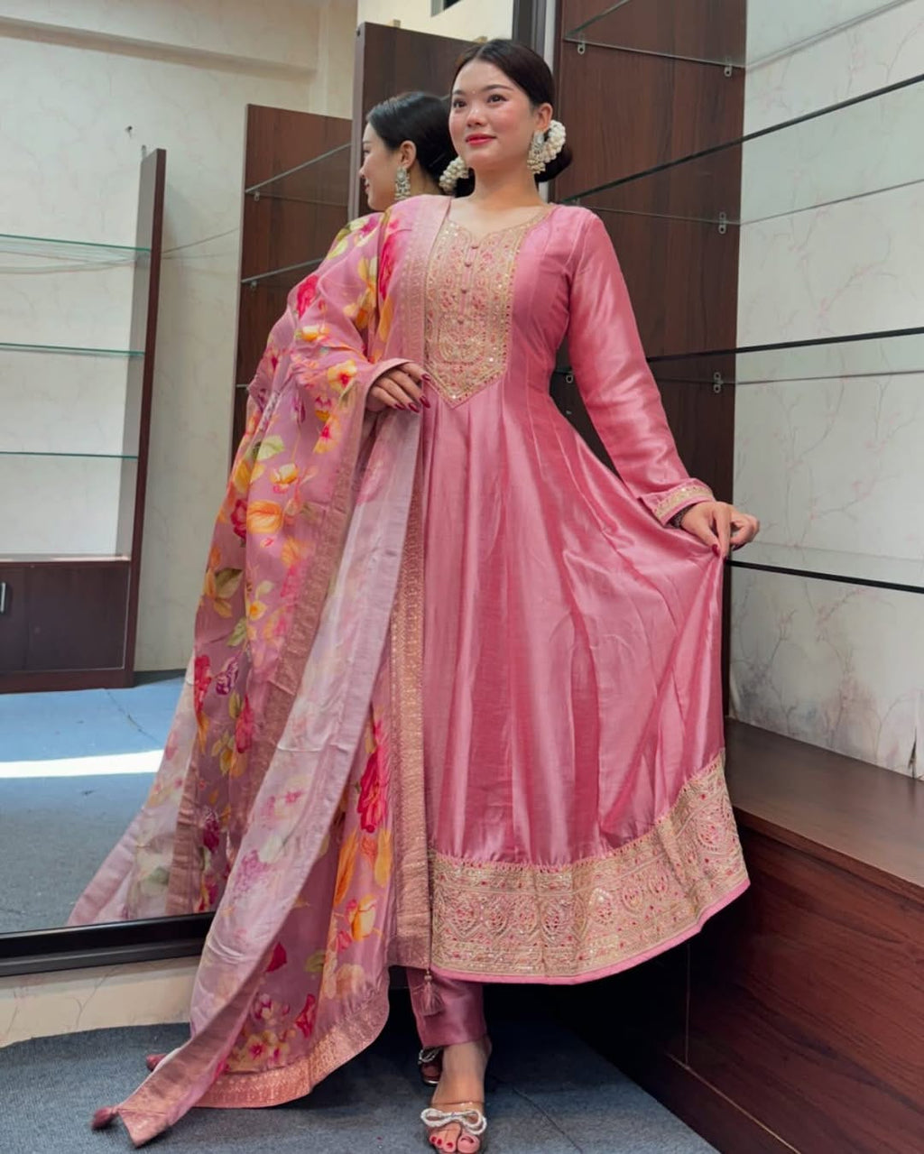 Mehfil Nazakat Silk Anarkali