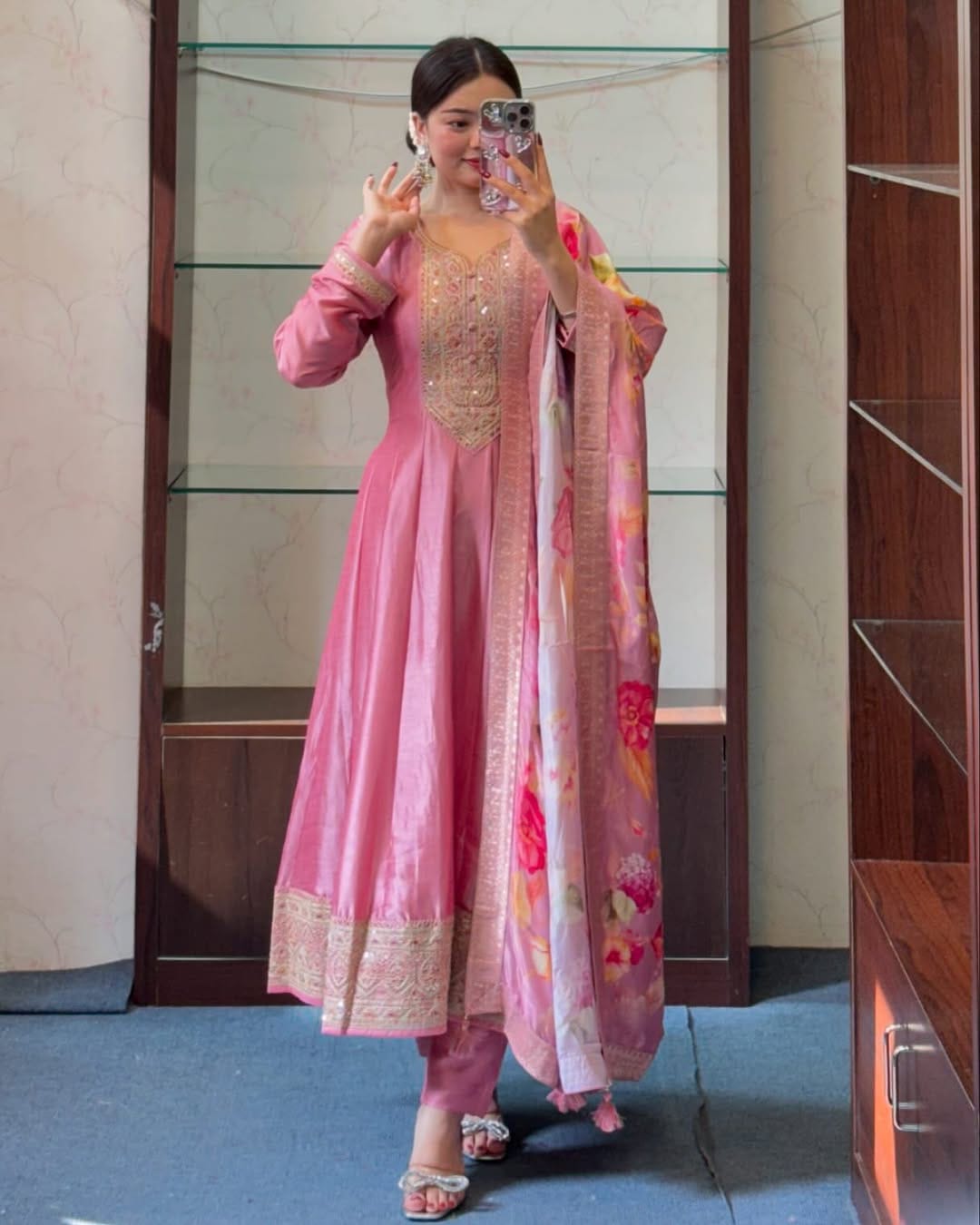 Mehfil Nazakat Silk Anarkali